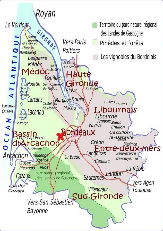 Martignas-sur-Jalle Chambre Independante "Terre Rouge" מראה חיצוני תמונה